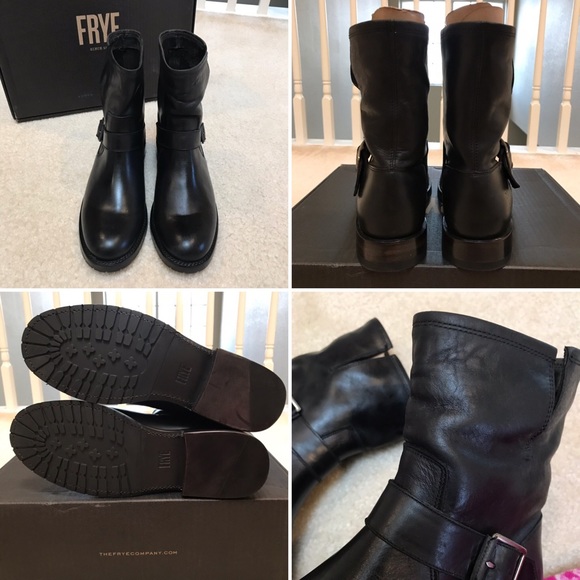 *8.5 left* NIB Frye Natalie Engineer Short Boots - Picture 8 of 8